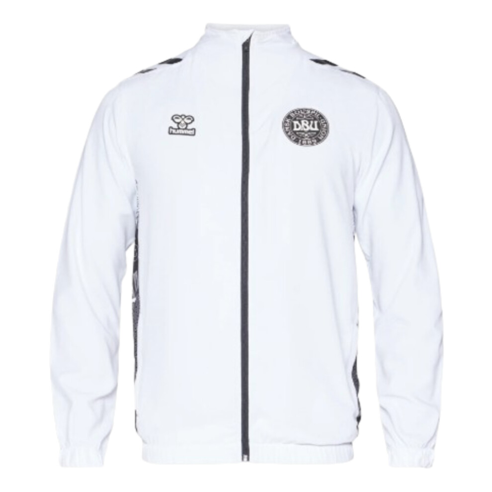 (M) 2024-2025 Denmark Line Up hmlGO Shell Jacket (White)