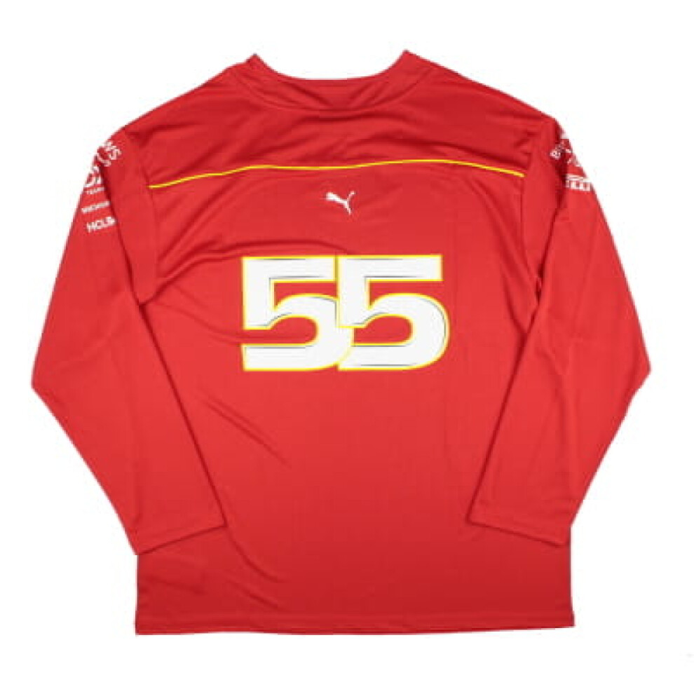 Puma (Xxl) 2024 Ferrari Team Hockey Jersey - Carlos Sainz Jr Red