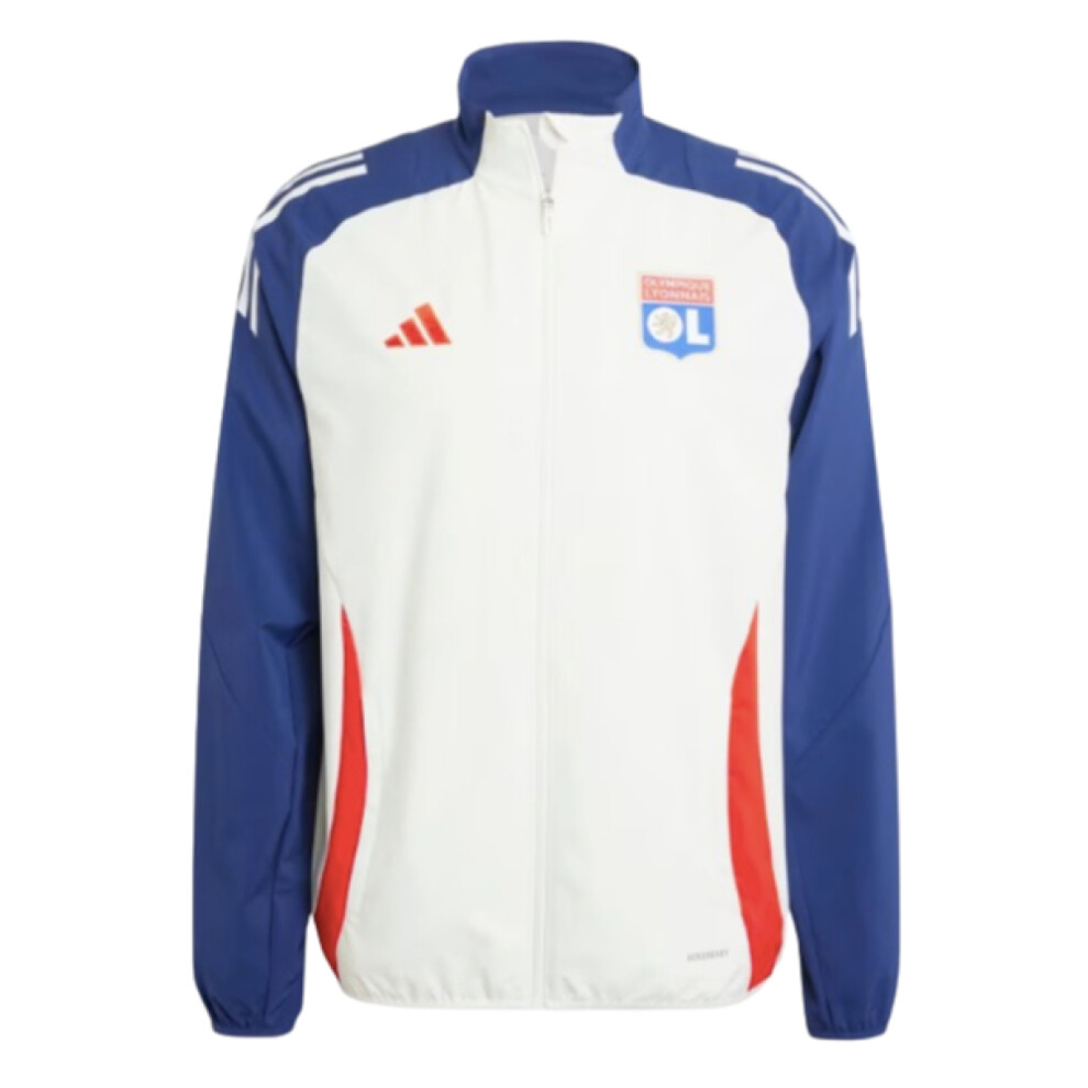 Adidas (3Xl) 2024-2025 Olympique Lyon Presentation Jacket (White) White