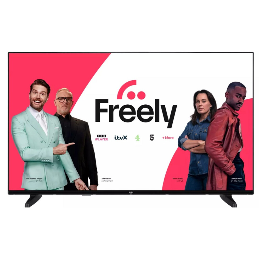 Bush Smart Tv 4K 43Ut24sb 43" Ultra Hd Led Hdr Tivo Freely Tv Black