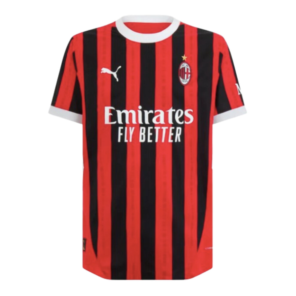 (3XL) 2024-2025 AC Milan Home Authentic Shirt