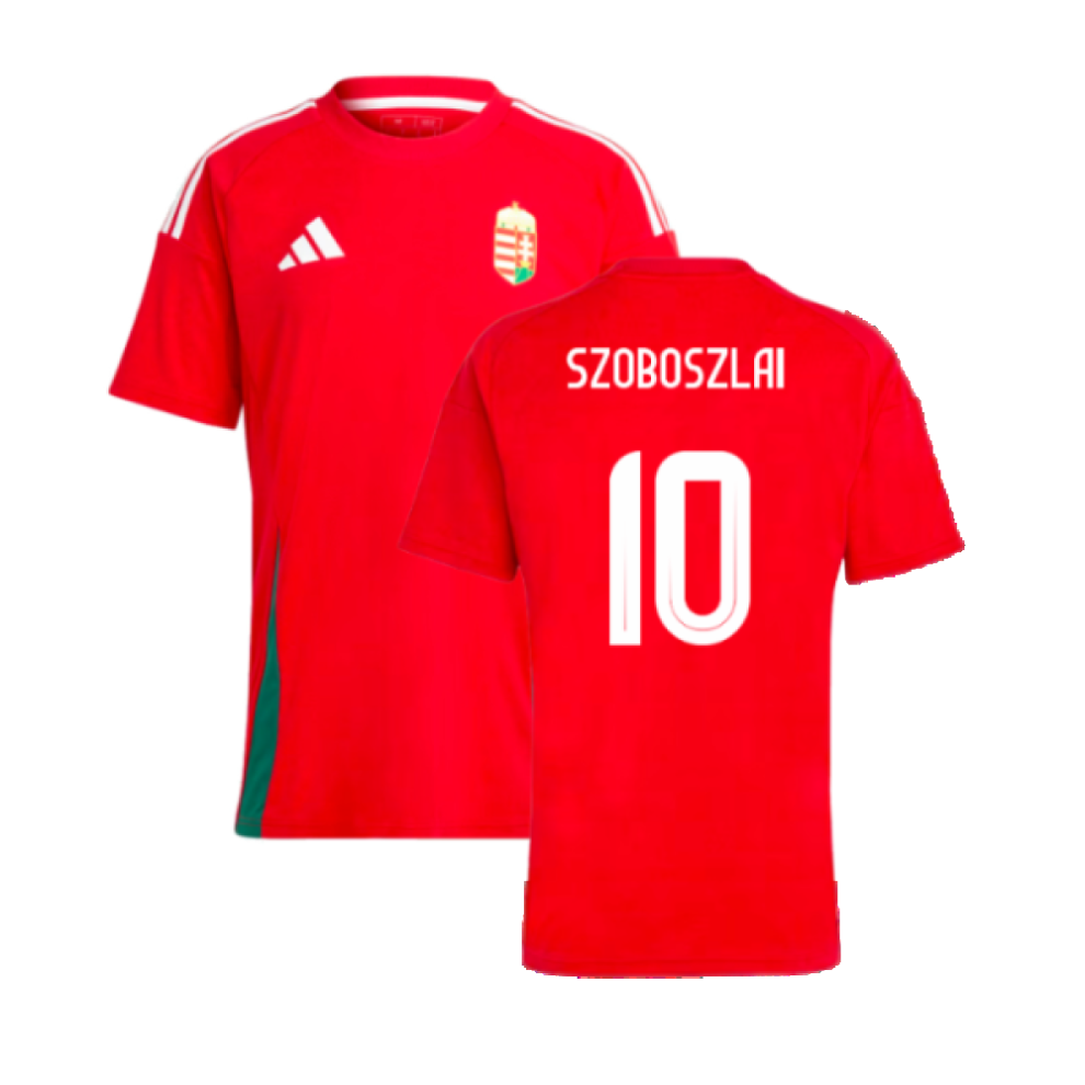 (M) 2024-2025 Hungary Home FAN Shirt (SZOBOSZLAI 10)