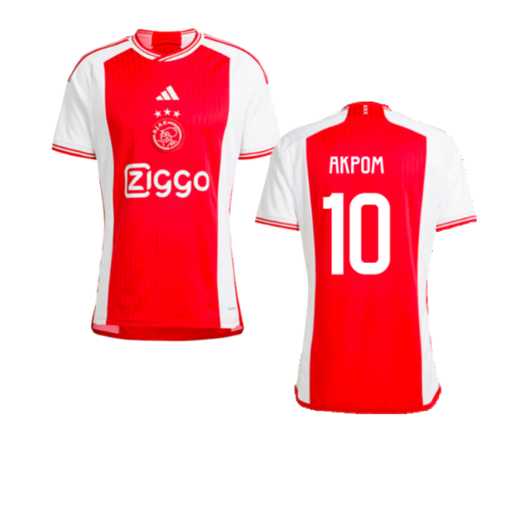 Adidas (Xxl) 2023-2024 Ajax Home Shirt (Akpom 10)