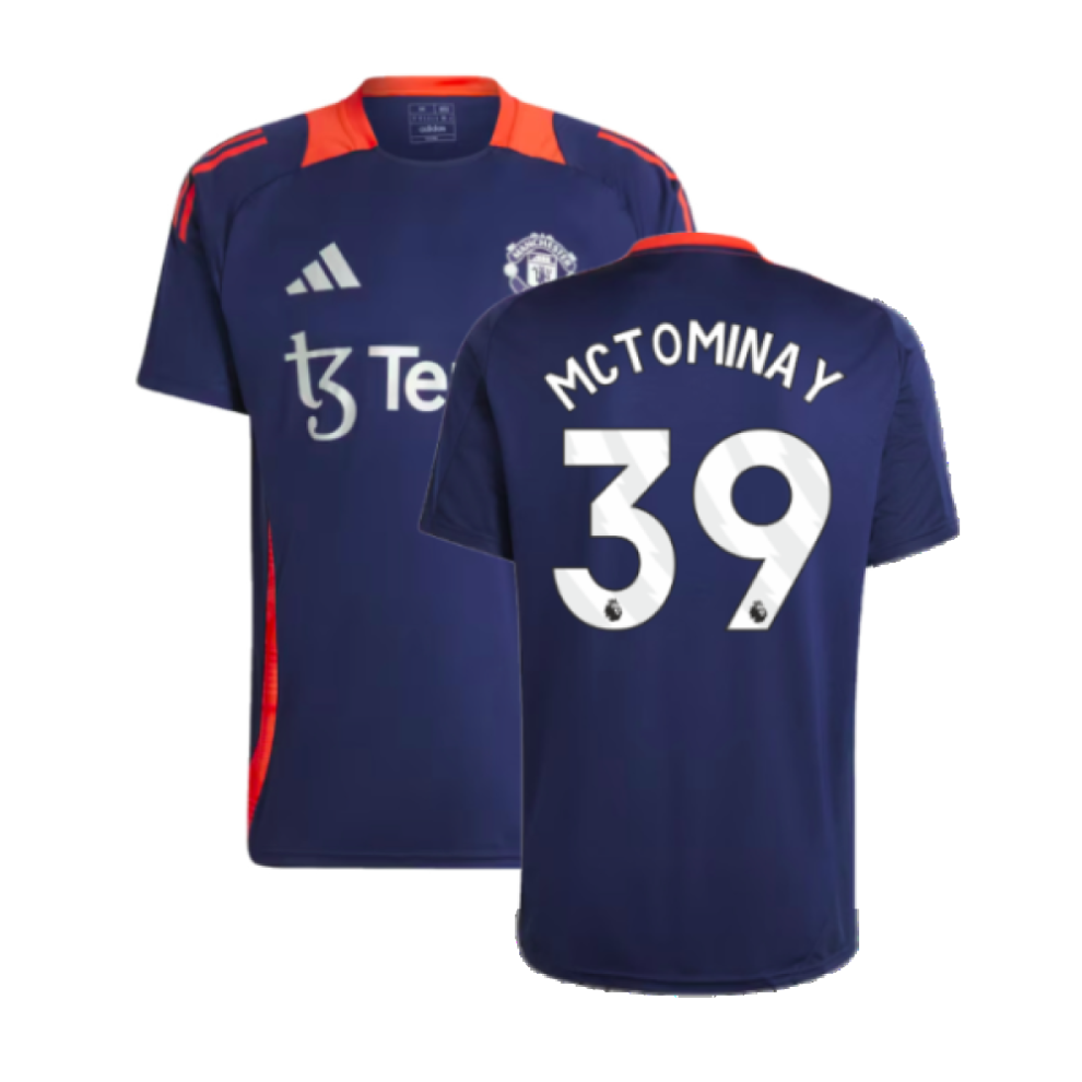 (L) 2024-2025 Man Utd Training Jersey (Night Indigo) (McTominay 39)