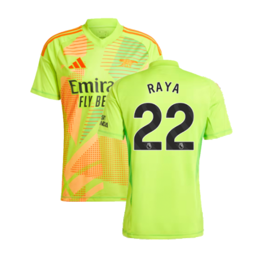 (3XL) 2024-2025 Arsenal Home Goalkeeper Shirt (Yellow) (Raya 22)