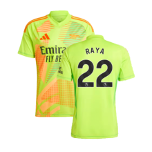 (XXL) 2024-2025 Arsenal Home Goalkeeper Shirt (Yellow) (Raya 22)