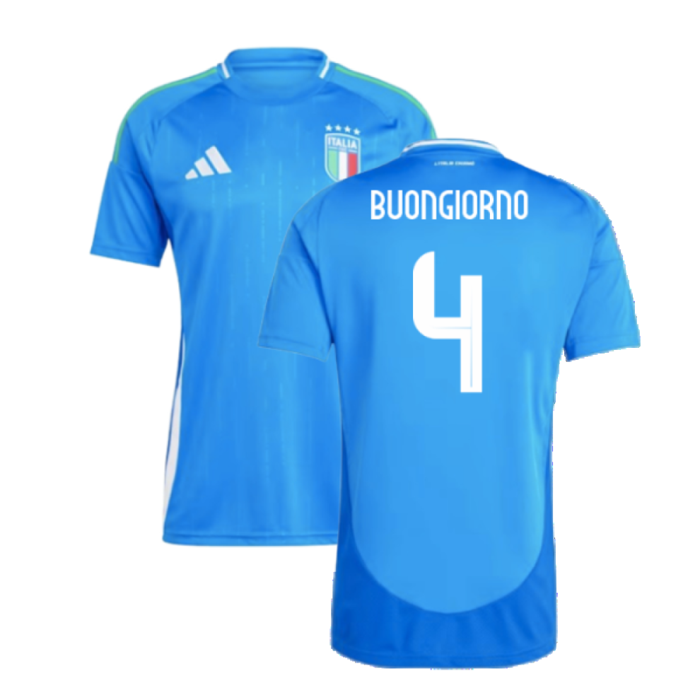 (3XL) 2024-2025 Italy Home Shirt (BUONGIORNO 4)