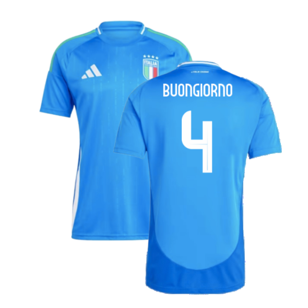 (M) 2024-2025 Italy Home Shirt (BUONGIORNO 4)