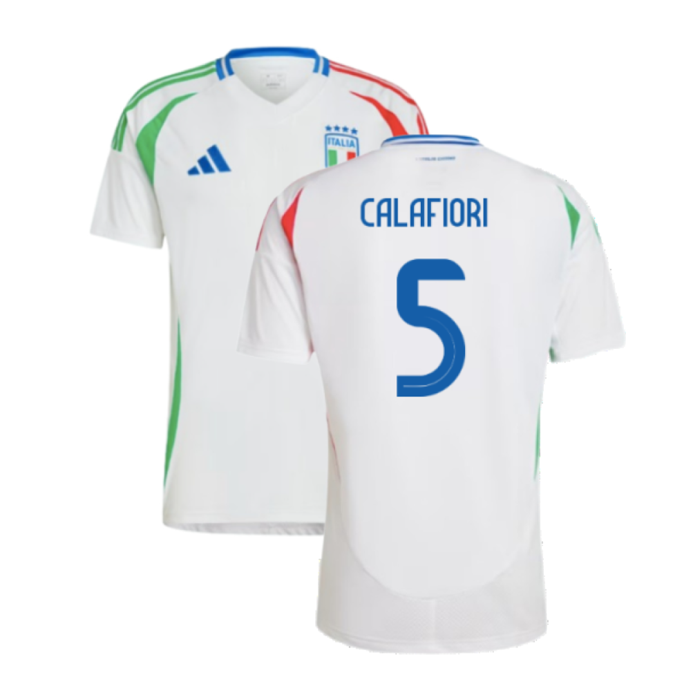 Adidas (M) 2024-2025 Italy Away Shirt (Calafiori 5)