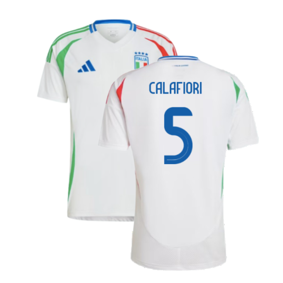 (L) 2024-2025 Italy Away Shirt (CALAFIORI 5)