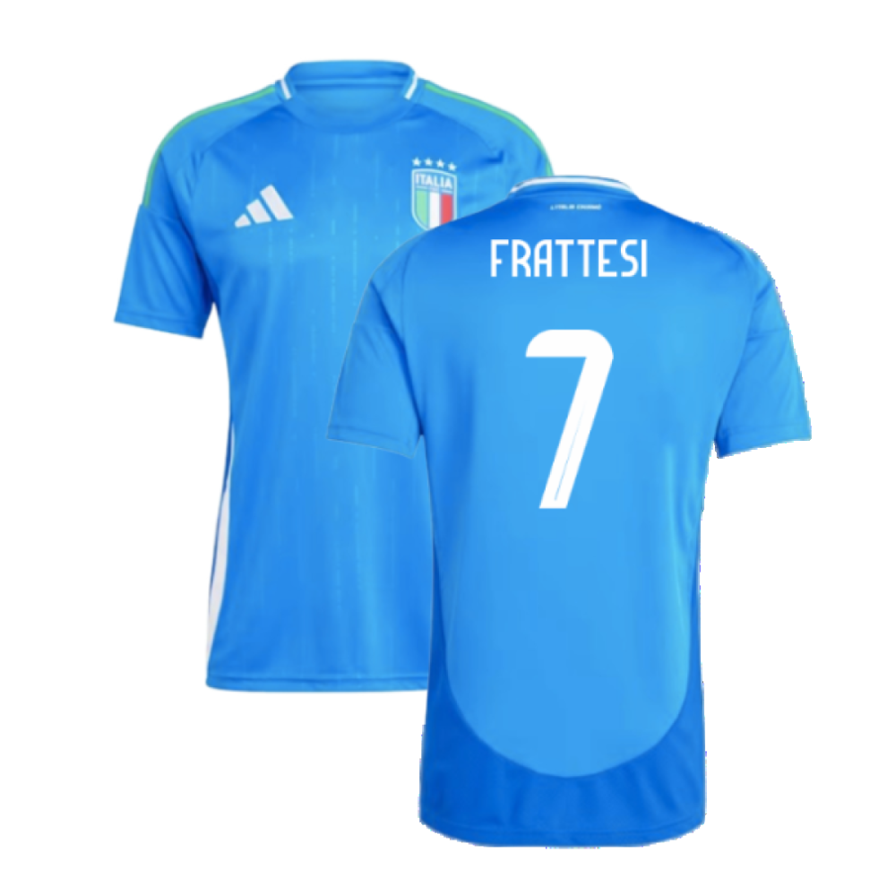 (XL) 2024-2025 Italy Home Shirt (FRATTESI 7)