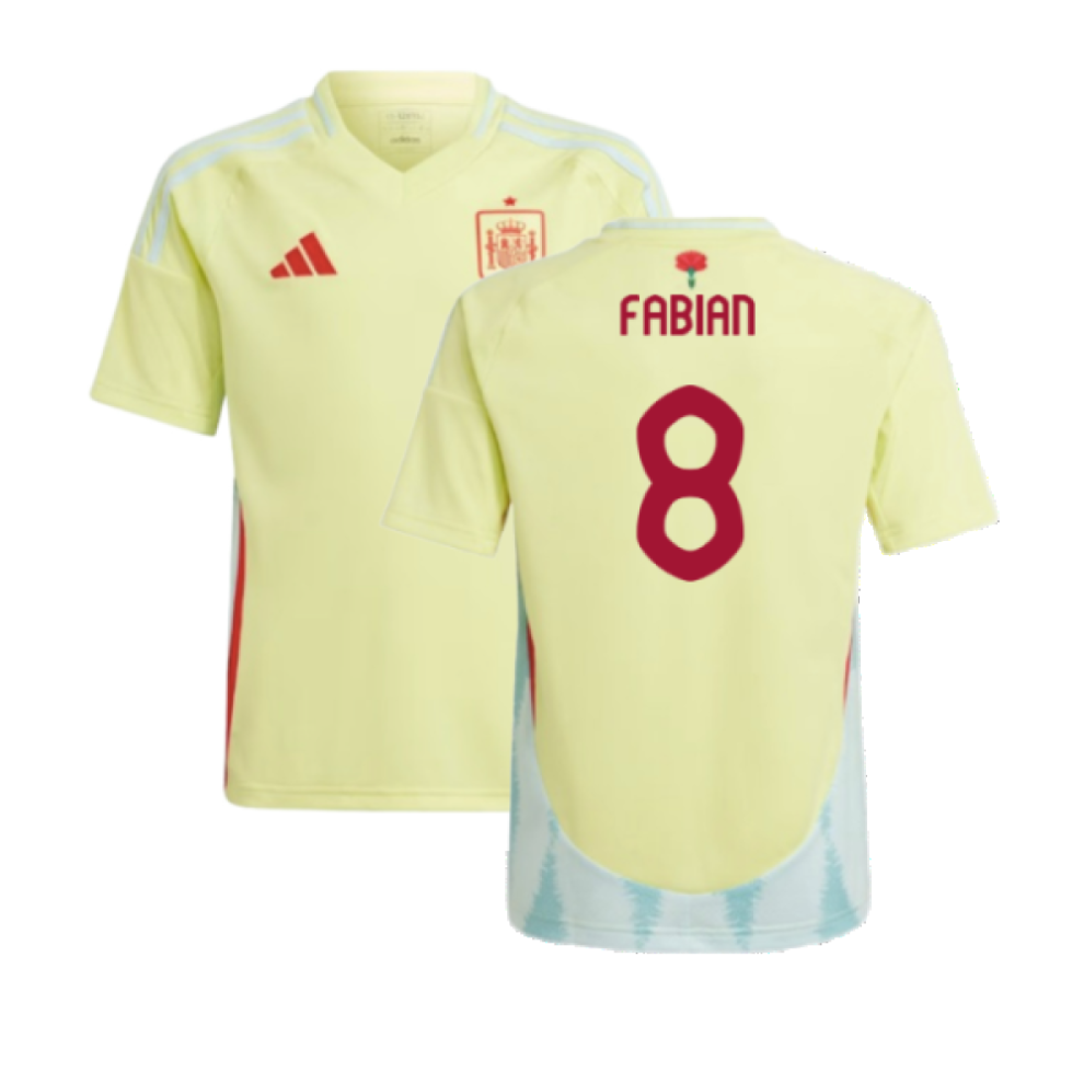 (SB) 2024-2025 Spain Away Shirt (Kids) (Fabian 8)