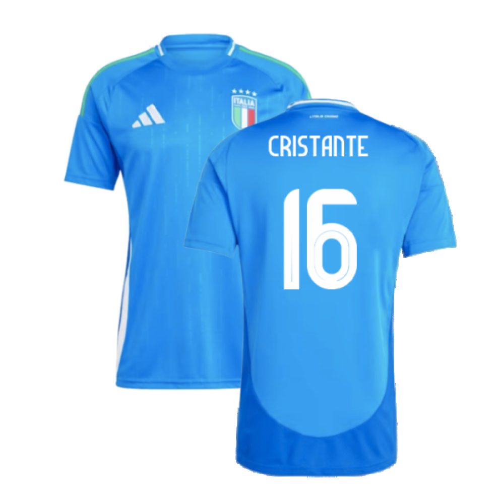 (S) 2024-2025 Italy Home Shirt (CRISTANTE 16)