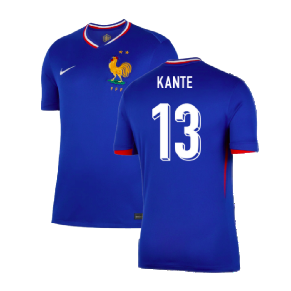 (M) 2024-2025 France Home Shirt (Kante 13)