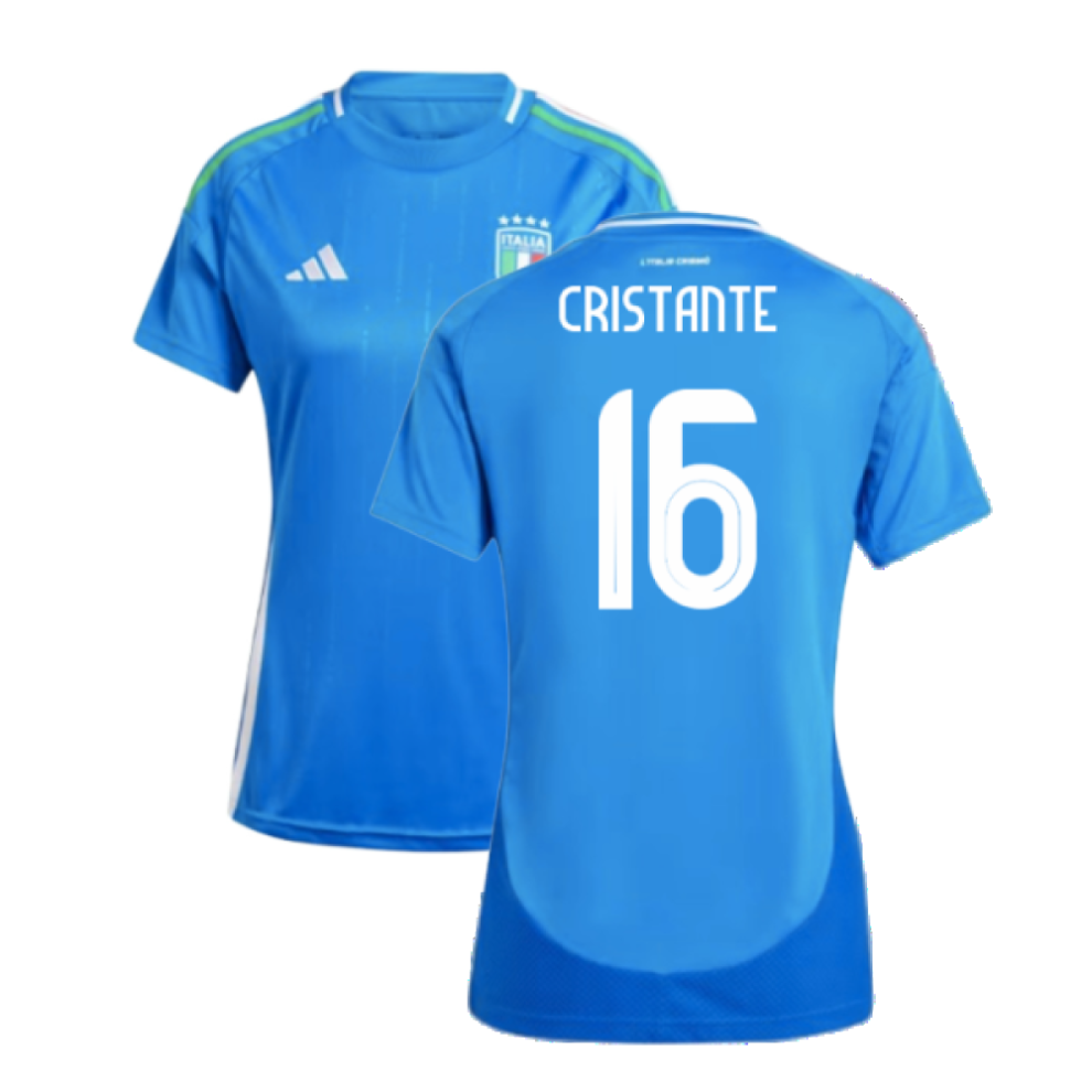 Adidas (Xxl) 2024-2025 Italy Home Shirt (Ladies) (Cristante 16)