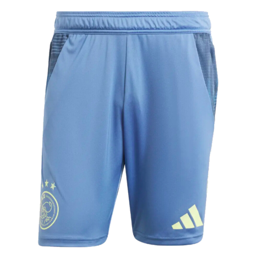 Adidas (S) 2024-2025 Ajax Training Shorts (Crew ) Blue