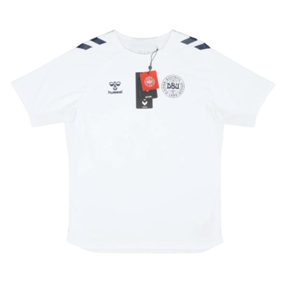 (XXL) 2024-2025 Denmark Training Jersey (White)