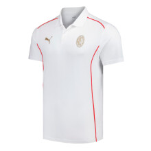 (XXL) 2024-2025 AC Milan Casuals Polo Shirt (White)