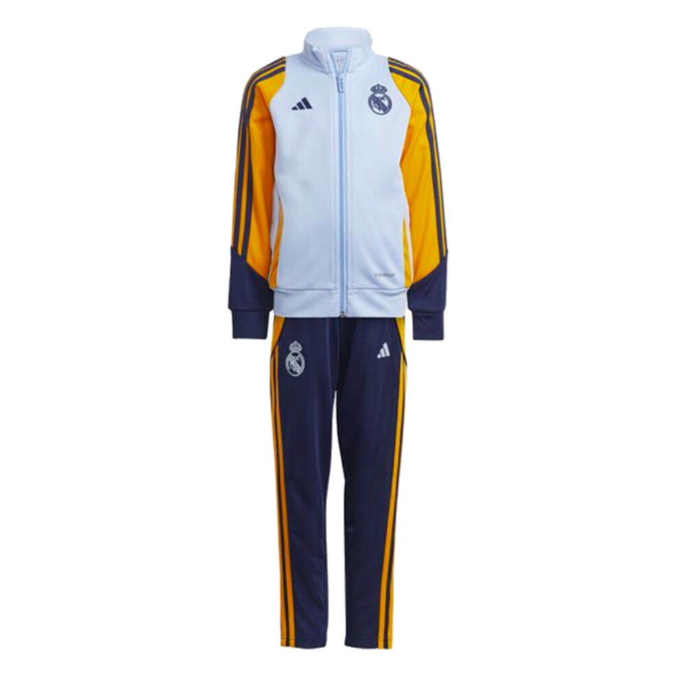 (18-24 Months) 2024-2025 Real Madrid Tracksuit (Glow Blue) - Infants