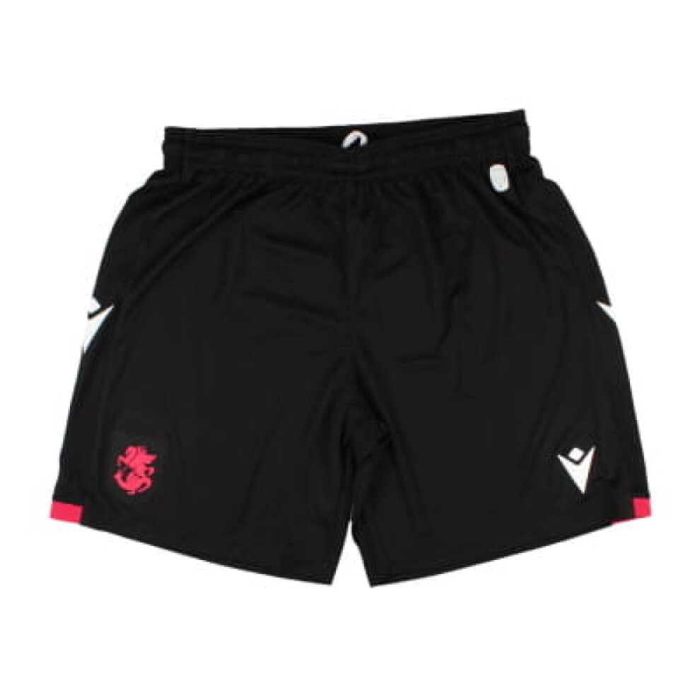 (XL) 2024-2025 Georgia Away Shorts (Black)