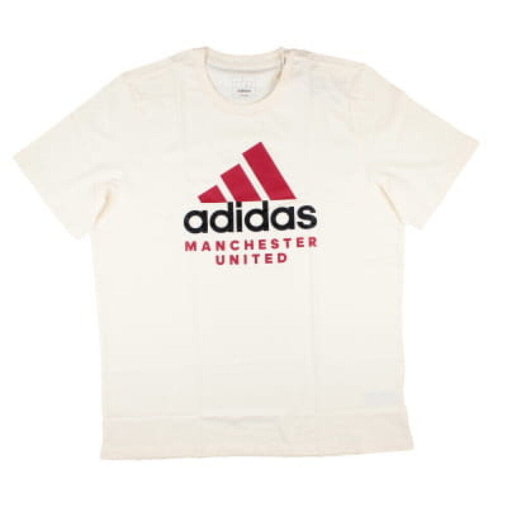 (M) 2024-2025 Man Utd SZN Graphic Tee (Cream White)