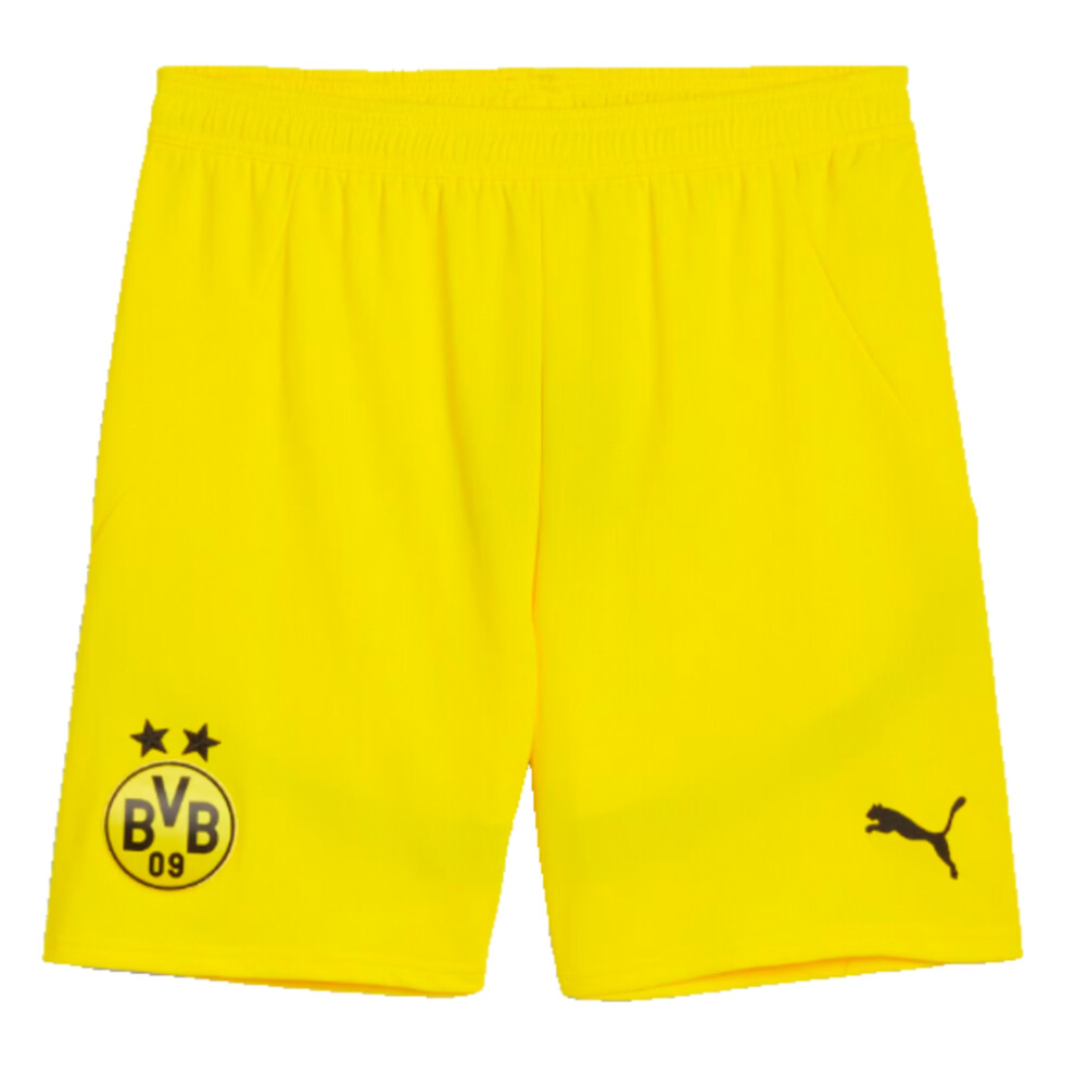 (XXL) 2024-2025 Borussia Dortmund Away Shorts (Yellow)