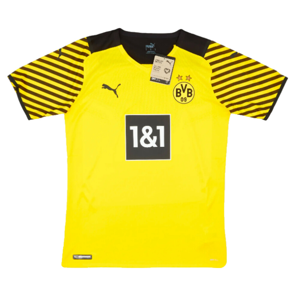 (L) 2021-2022 Borussia Dortmund Player Issue Home Shirt