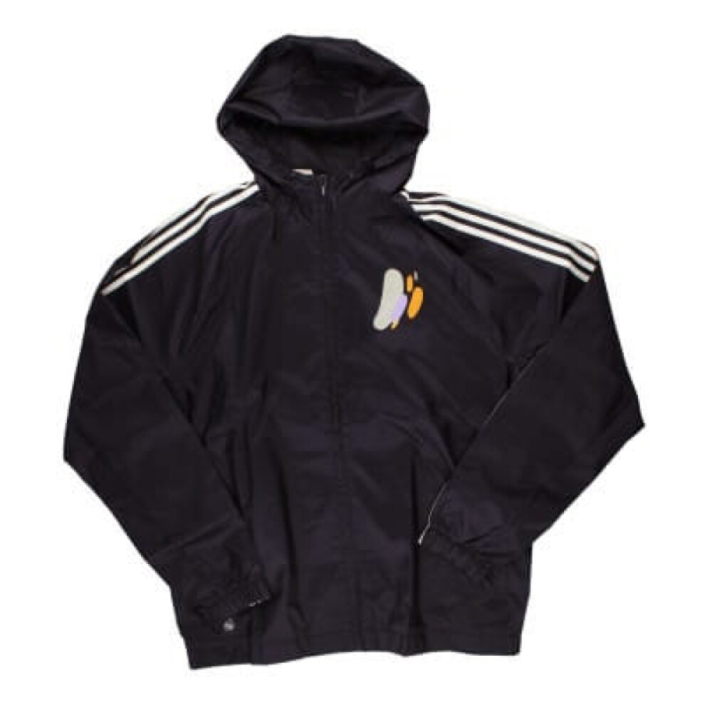 Adidas (M) 2024-2025 Real Madrid Seasonal Windbreaker (Aurora Black)