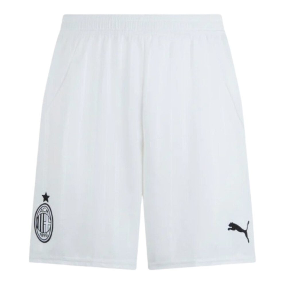Puma (L) 2024-2025 Ac Milan Away Shorts (White)
