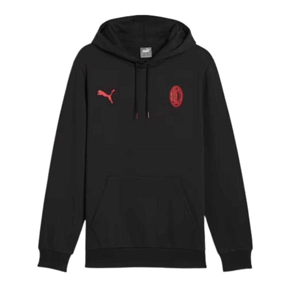 (XL) 2024-2025 AC Milan ESS Hoody (Black)