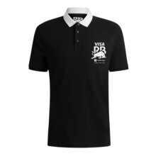 (XL) 2024 Visa Cash App RB Essential Logo Polo (Black)
