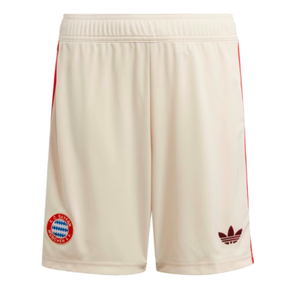 Adidas (Xxl) 2024-2025 Bayern Munich Third Shorts (Linen) - Kids