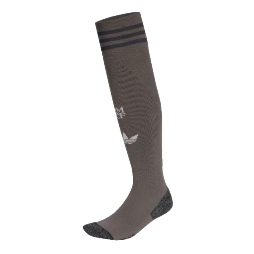 Adidas (Xl) 2024-2025 Real Madrid Third Socks (Charcoal)
