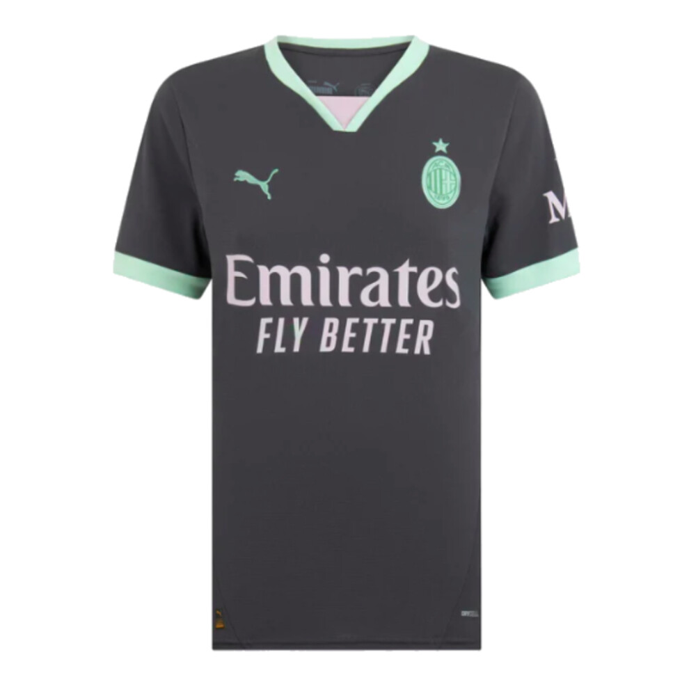 Puma (Xs) 2024-2025 Ac Milan Third Shirt (Womens) Grey