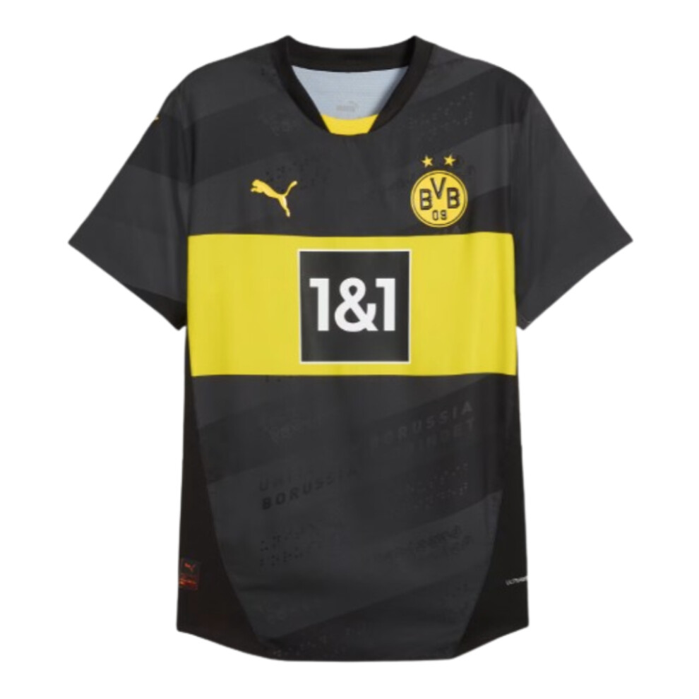 (M) 2024-2025 Borussia Dortmund Authentic Away Shirt