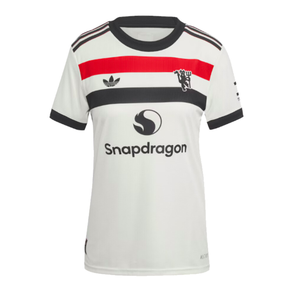 Adidas (L) 2024-2025 Man Utd Authentic Third Shirt (Womens) White