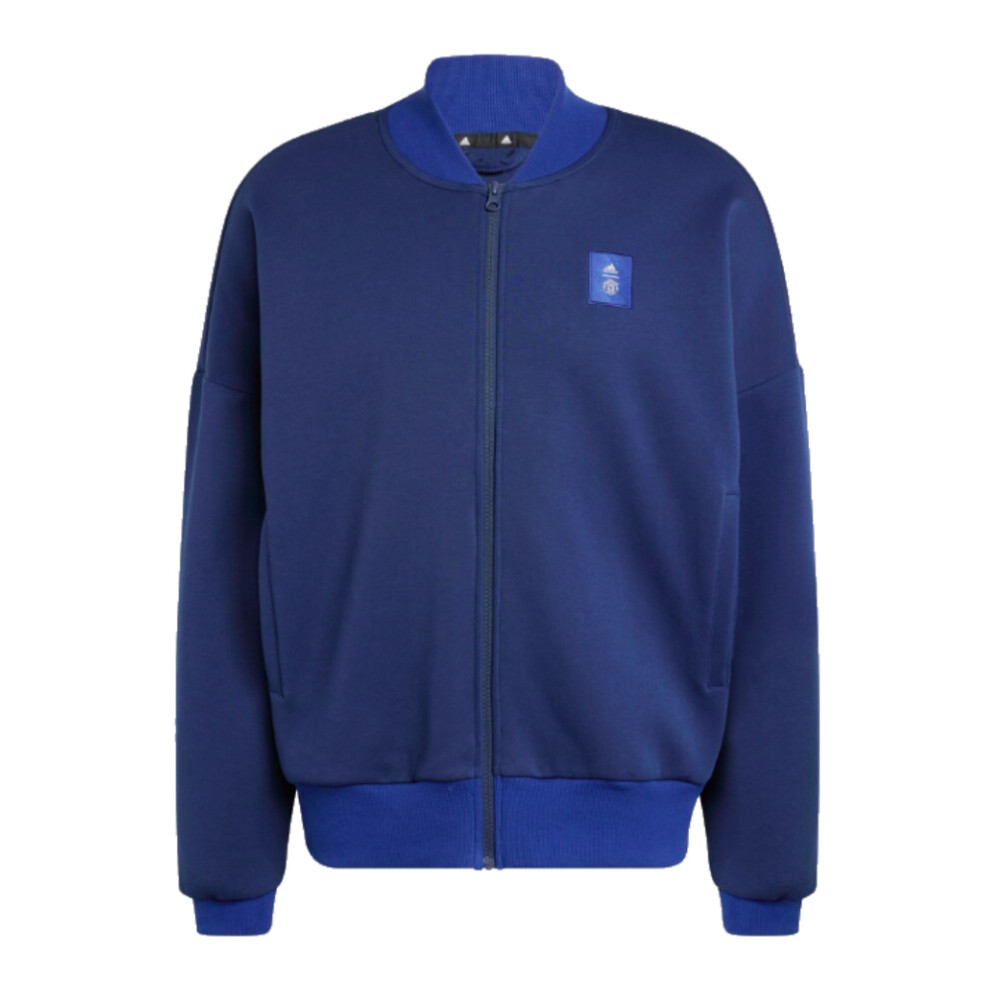 Adidas (Xxl) 2024-2025 Man Utd Seasonal Track Top (Night Indigo) Blue