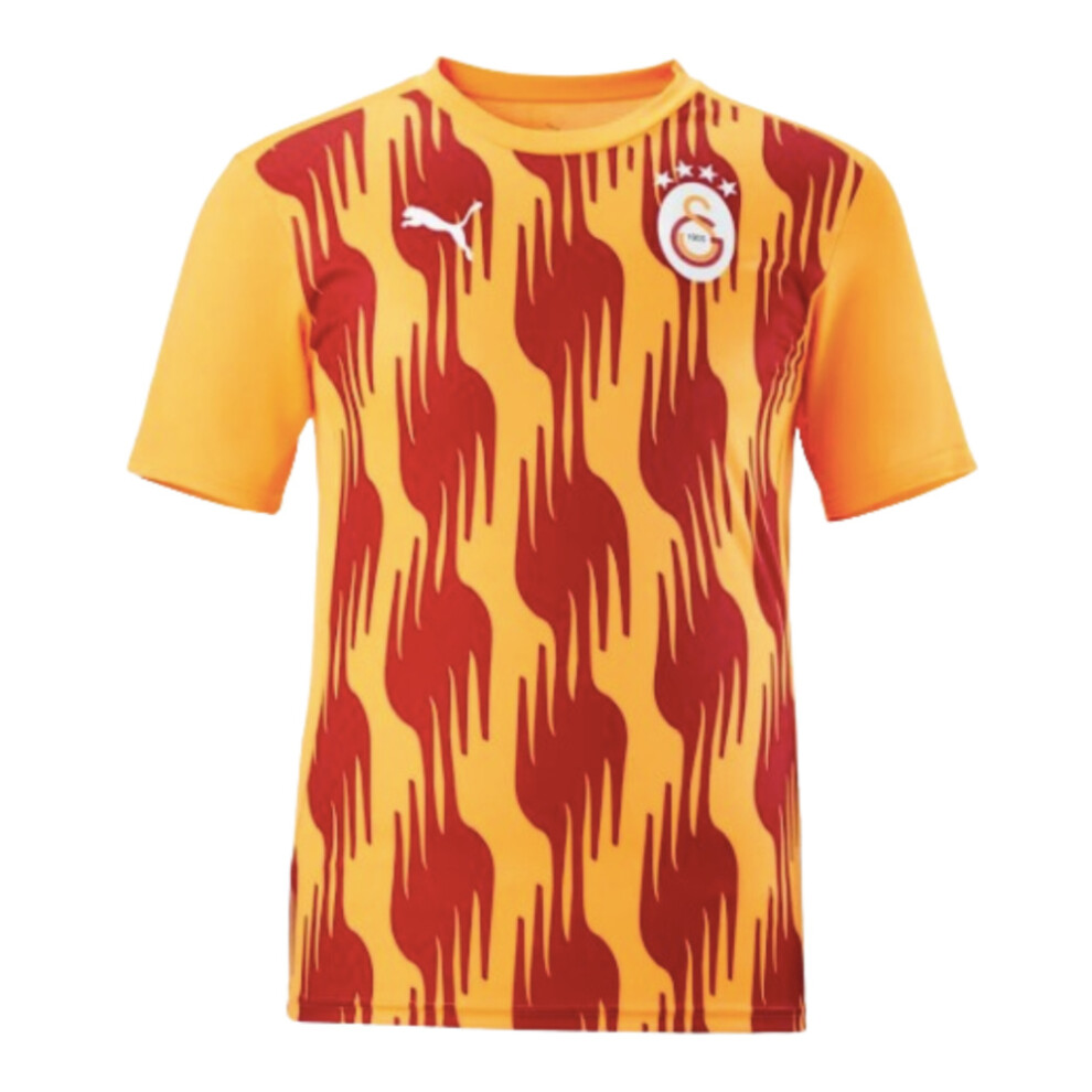 (XL) 2024-2025 Galatasaray Pre-Match Shirt (Orange)