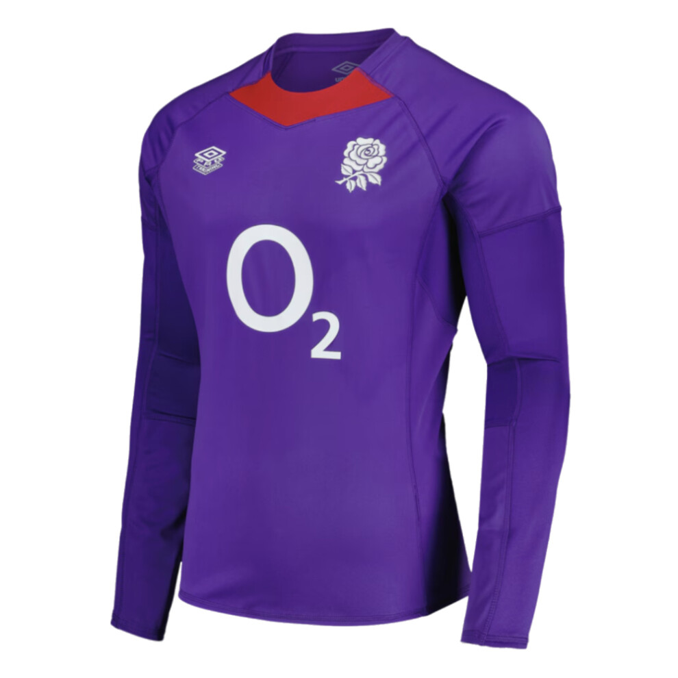 (XL) 2024-2025 England Rugby Contact Drill Top (Violet)