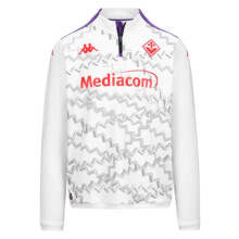 (S) 2024-2025 Fiorentina Training Sweat 1/4 Zip (White)