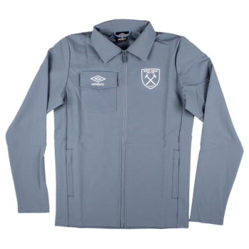 Umbro (MB) 2024-2025 West Ham Presentation Jacket (Flint Stone) - Kids