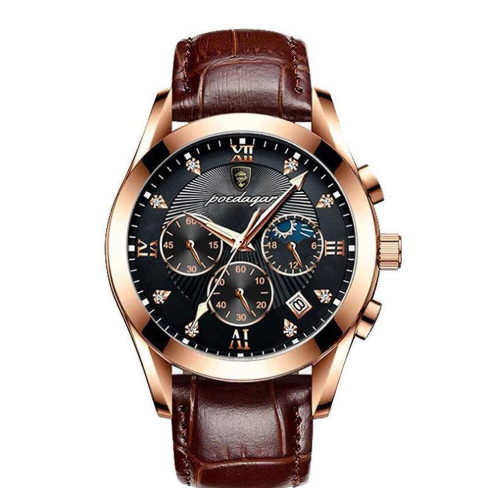 (as the picture) New Top Brand Luxury Men&apos;s Watch With Box Waterproof Luminous Men&apos;s Quartz Watches