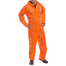 BEESWIFT NYLON COVERALL ORANGE XL