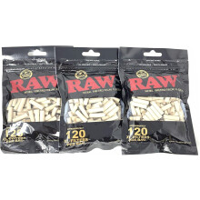 RAW Black XL- Rolling Filter 6mm 22mm 120Tips/Bag - 3 pack