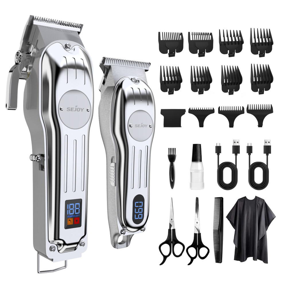 Sejoy Hair Clippers Trimmer Men's Cordless Shaver Cutting Machine Beard Barber