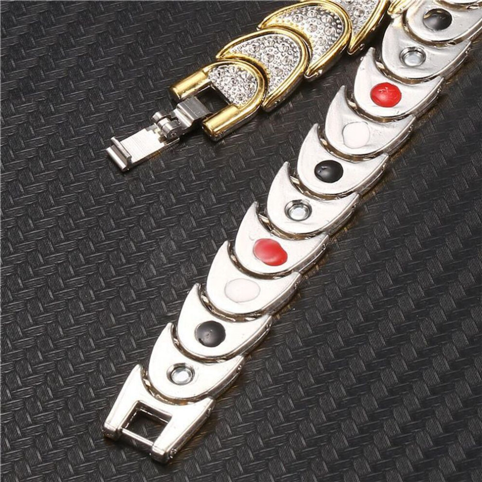 Copper Negative Ion Far Infrared Germanium Magnetic Bracelets For Women Men Health Bracelet Bangle