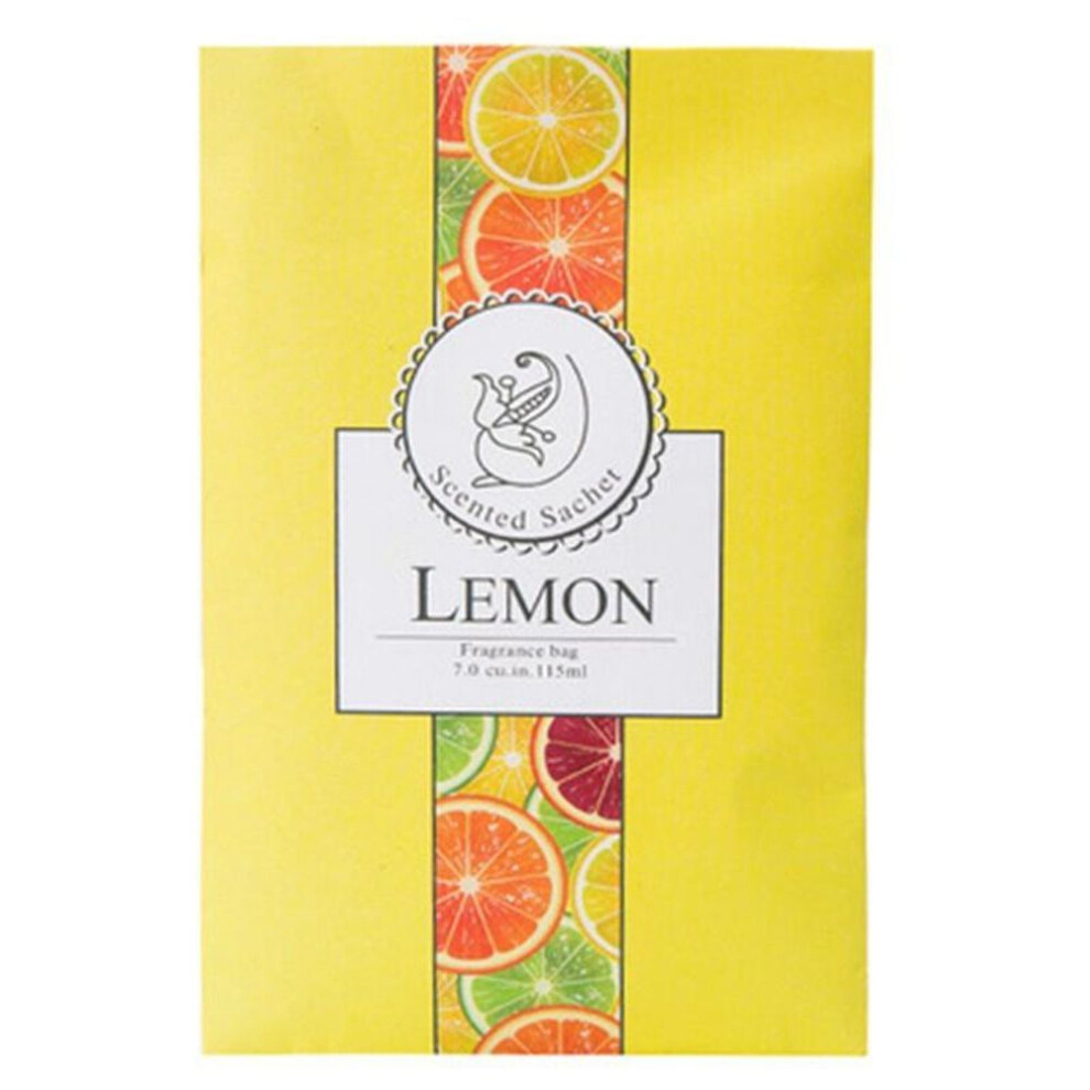 (dark yellow, 18*11.5cm) Freshener Fragrance Scented Hanging Sachets Room Drawer Clothing Drawing Room Freshener Air Wardrobe