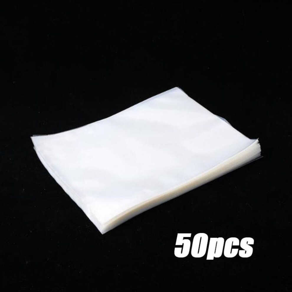 (white, 50pcs) Kitchen Vacuum Bags For Food Vacuum Sealer Packing Machine Food Storage Bag Bpa-free Kitchen Accessories 17*25cm