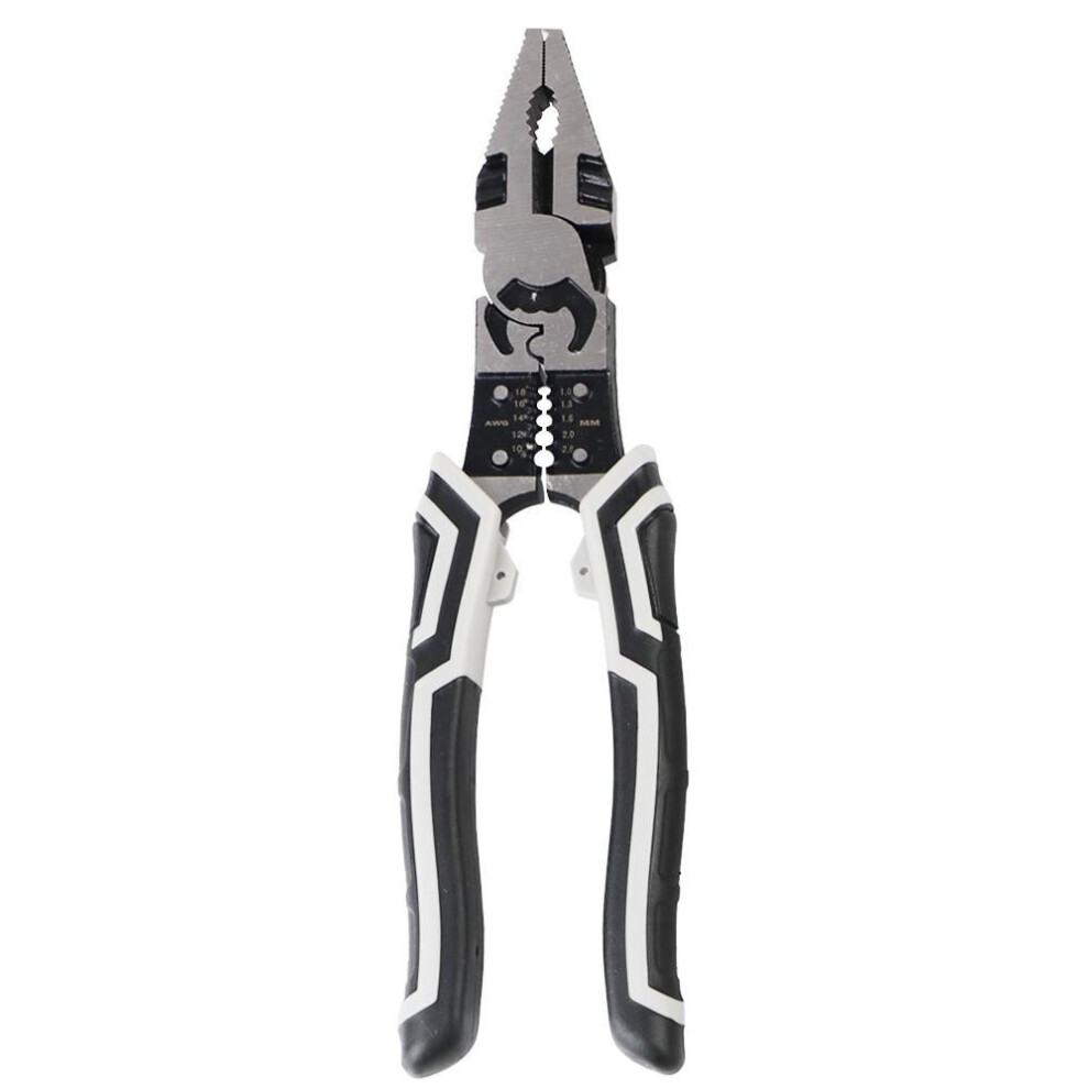 (Wire Pliers) Multifunctional Wire Stripper Hardware Hand Tools Crimping Stripping Pliers Diagonal Pliers Needle Nose Pliers Wire Cutters Electrician Pliers