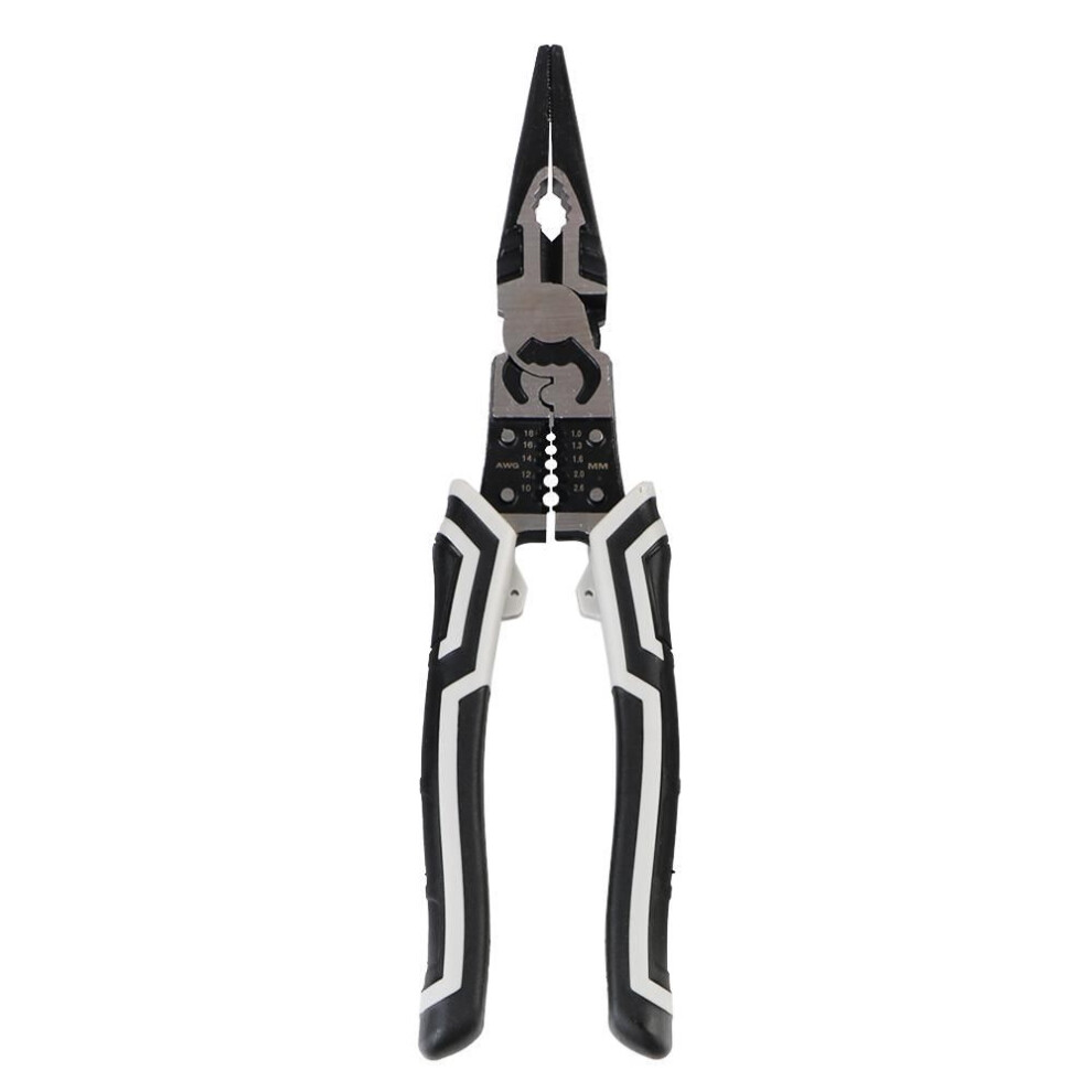 (Needle Nose Pliers) Multifunctional Wire Stripper Hardware Hand Tools Crimping Stripping Pliers Diagonal Pliers Needle Nose Pliers Wire Cutters Electrician Pliers
